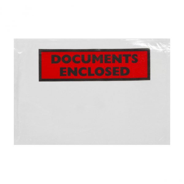 175mm x 125mm Document Enclosed White