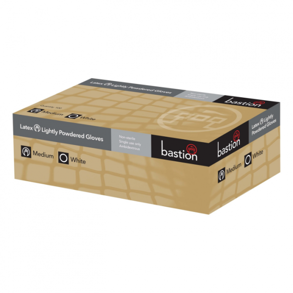 Latex Disposable Glove Powdered White X-Large