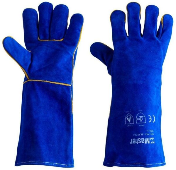 Glove Welding Blue